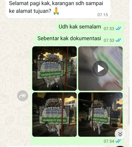 Pengiriman Papan Bunga Selamat Hegarmanah Cidolog