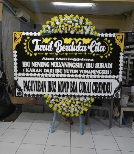 Papan Bunga Duka Hegarmanah Cidolog